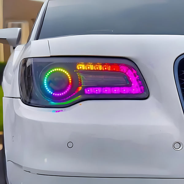 CHRYSLER 300: MULTICOLOR FLOW SERIES HEADLIGHTS (2011-2023)