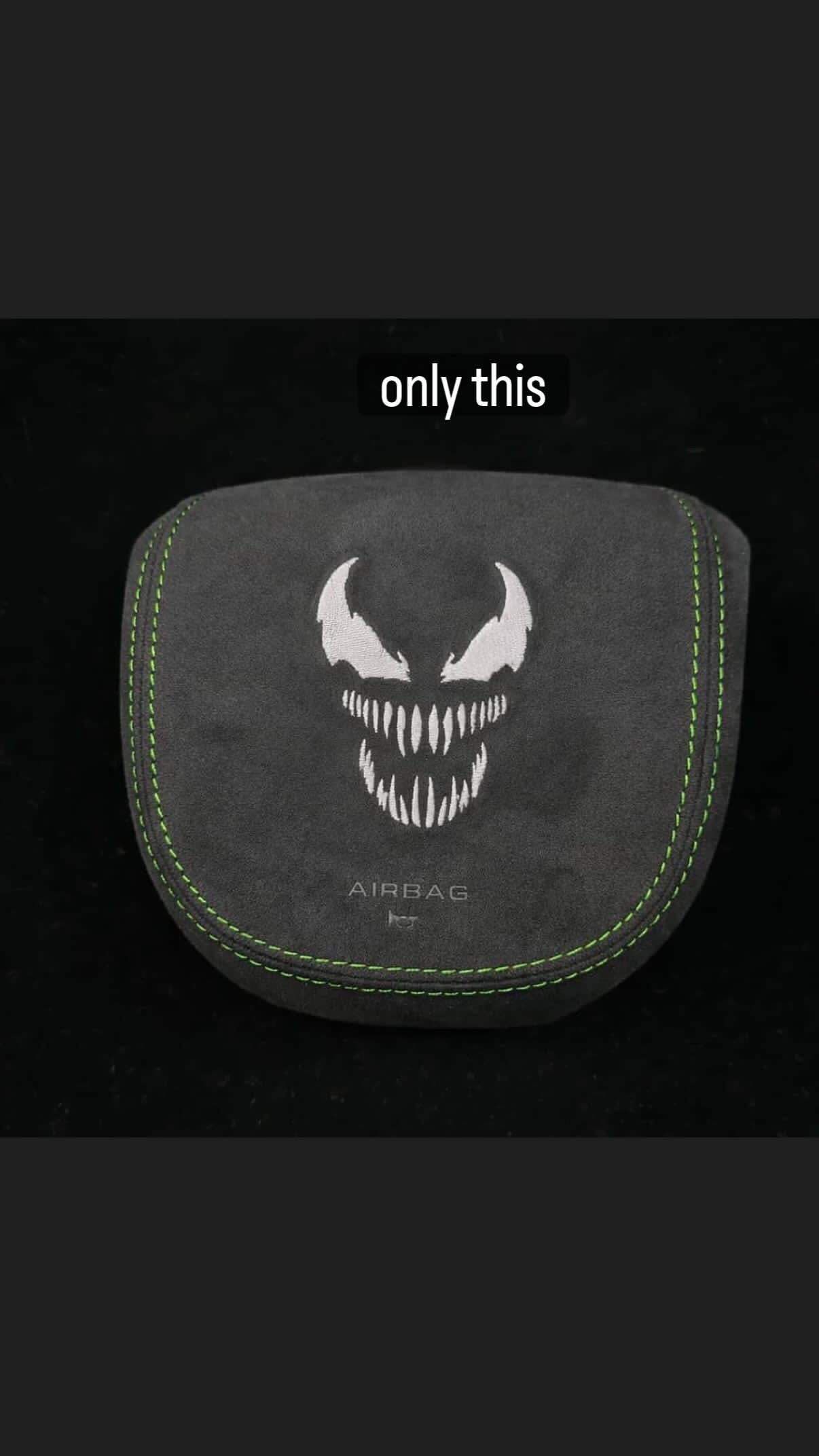 Custom Jeep Venom Airbag cover