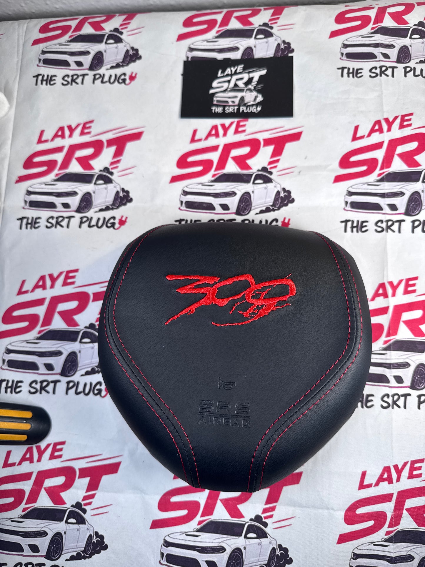 300 Spartan leather airbag cover