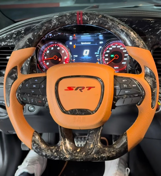 15-23 SRT forged carbon steering wheel