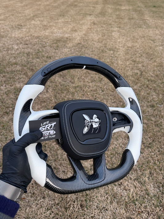 15-23 Dodge SRT/ Scat pack carbon fiber Steering Wheel