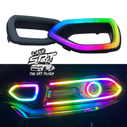 DODGE CHARGER PRE-BUILT DIFFUSED
SNORKEL LIGHTS 2015-2023 (MULTICOLOR FLOW)