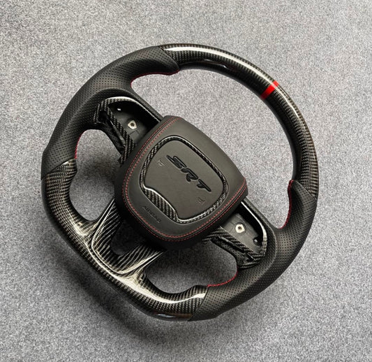 Custom 15-23 Chrysler/Dodge carbon fiber steering wheel