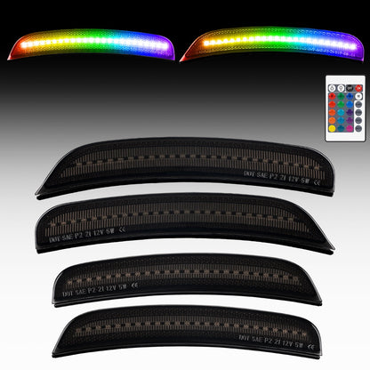 RGB Dodge Charger 2015 +Front+Rear Bumper LED side marker