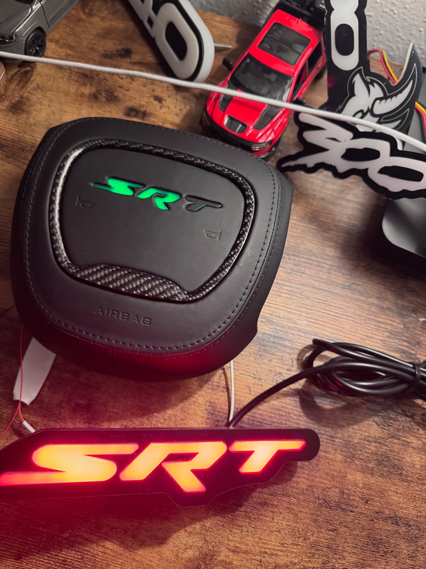 SRT RGB light up airbag /steering wheel cover