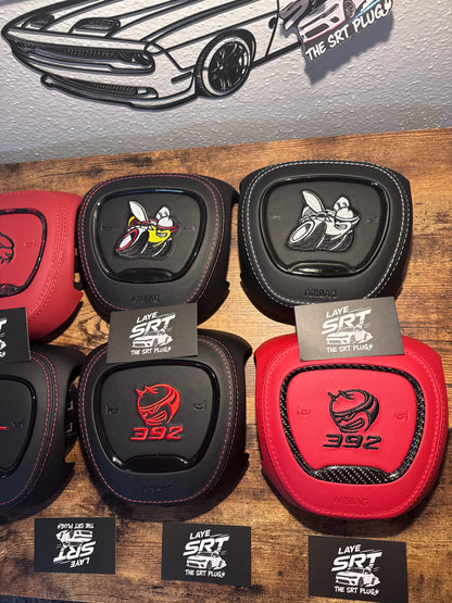 Custom airbag cover for SRT, scat pack, R/T, hellcat ,300, GT,SXT fits mopar 2015+