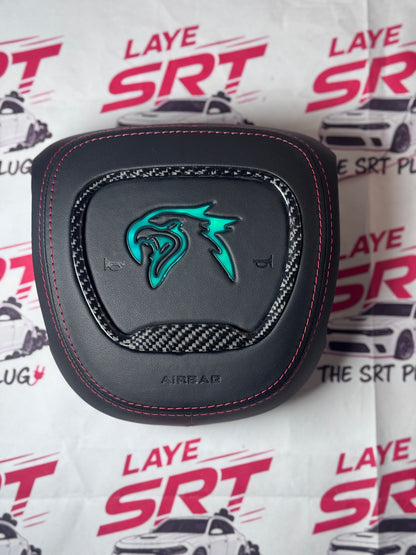 Trackhawk Led steering wheel air bag cover