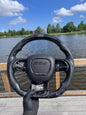 15+ Dodge forged carbon Steering Wheel with led 392 cover