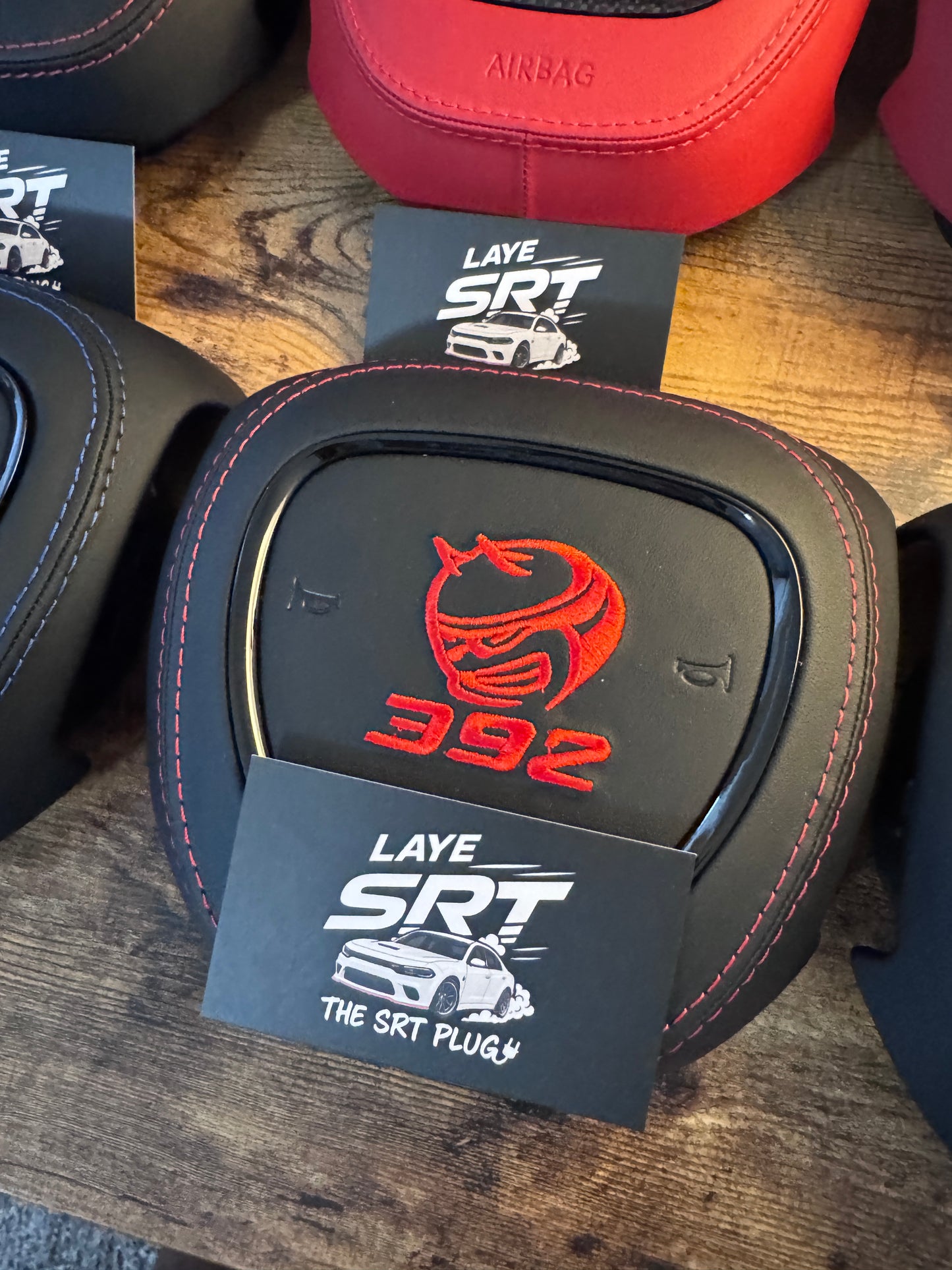 Custom airbag cover for SRT, scat pack, R/T, hellcat ,300, GT,SXT fits mopar 2015+