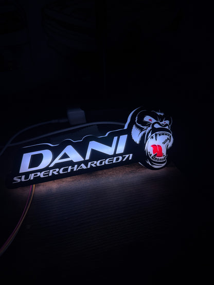 CUSTOM MADE led rgb emblem