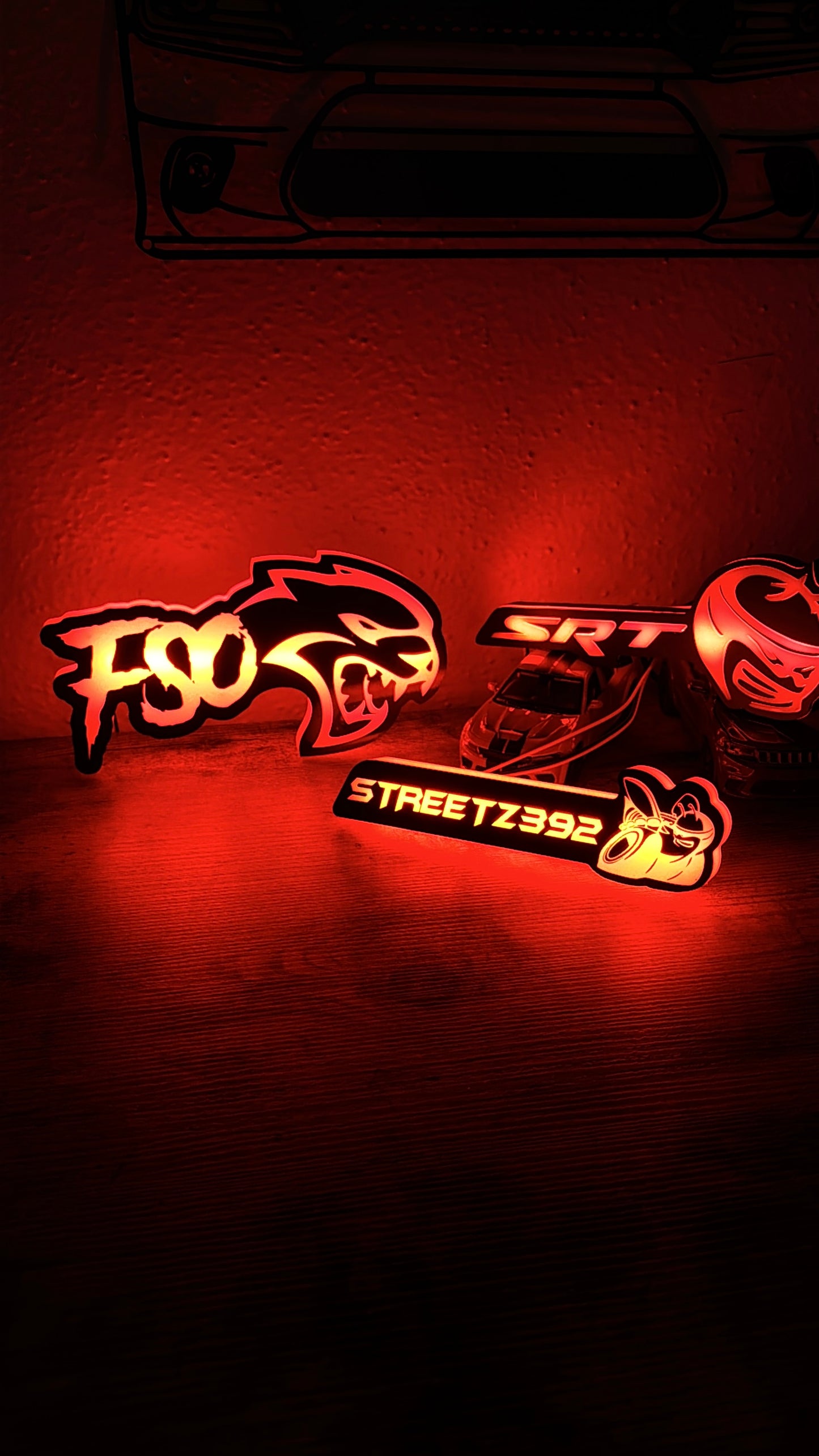 CUSTOM MADE led rgb emblem