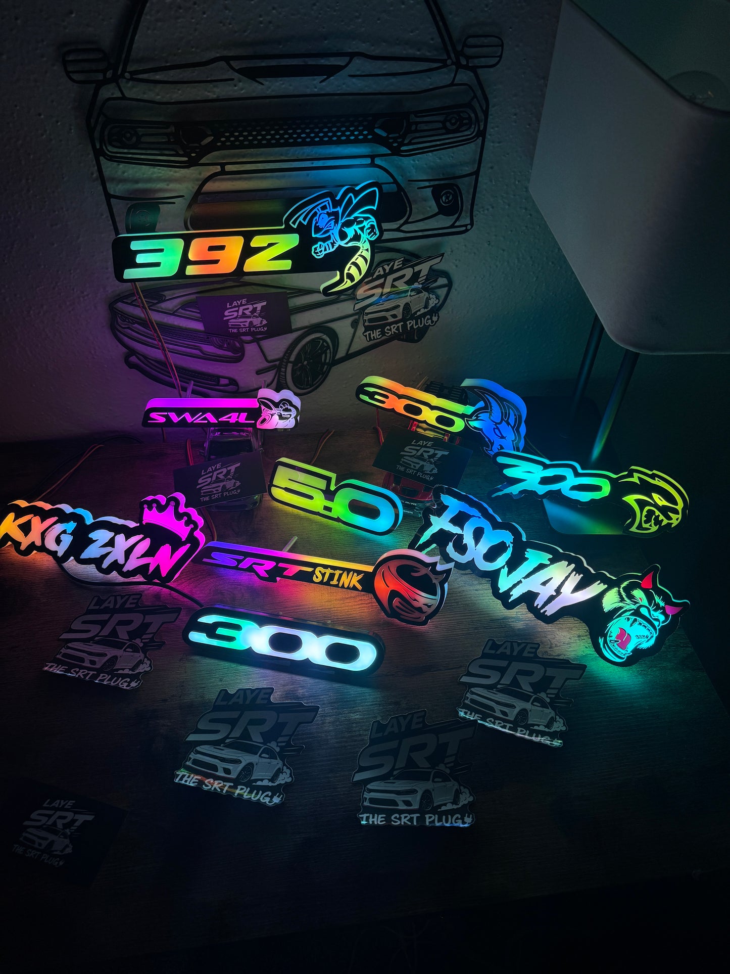 CUSTOM MADE led rgb emblem