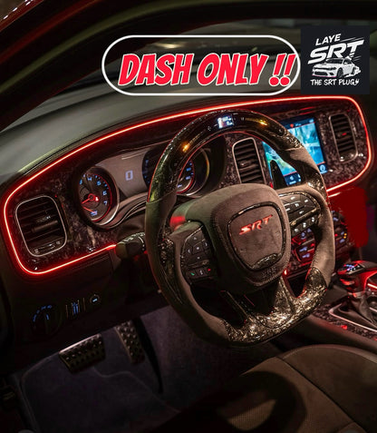 Dreamcolor Acrylic Interior Car Lights, LAYE SRT
Car LED Strip Light with Bluetooth APP, Car Ambient Lighting Kit with RGB 6 in 1 and 175 inches 593 LEDs, 16 Million Colors
