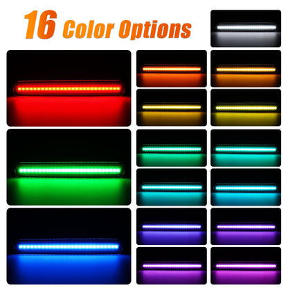 RGB Led side marker for Dodge Challenger 2008-14 & 2015-2023( Front+ Rear Bumper)