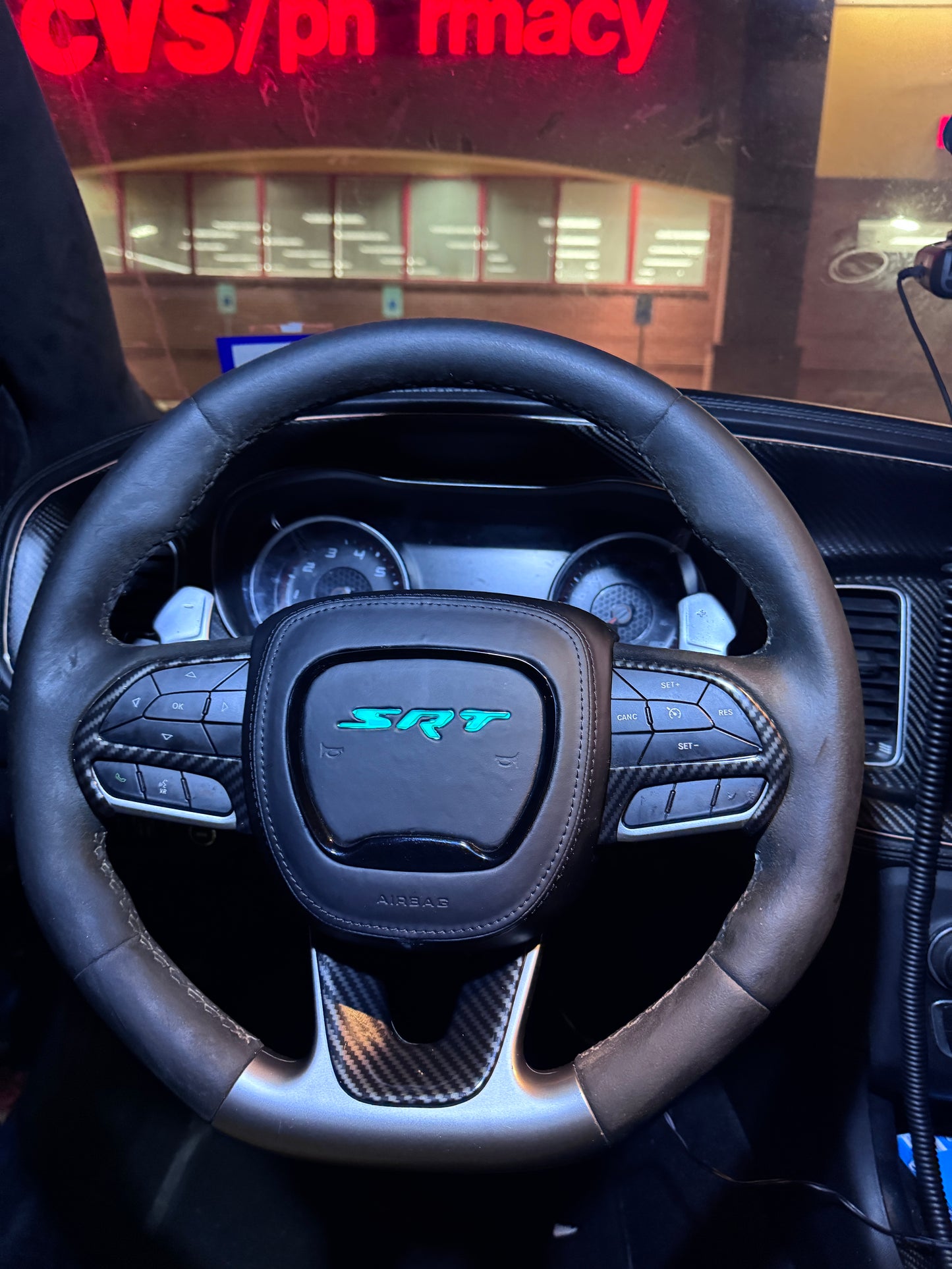 SRT RGB light up airbag /steering wheel cover