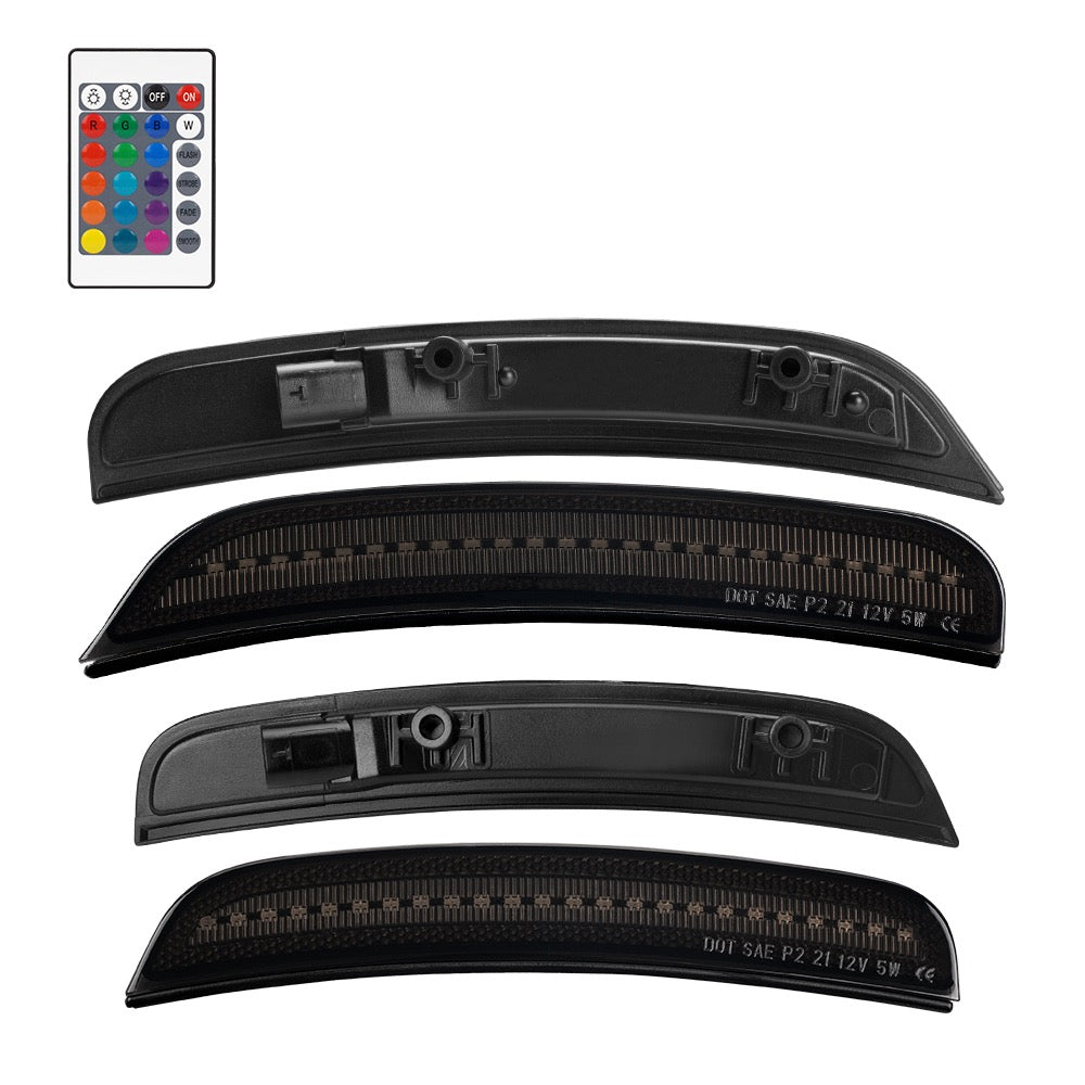 RGB Dodge Charger 2015 +Front+Rear Bumper LED side marker