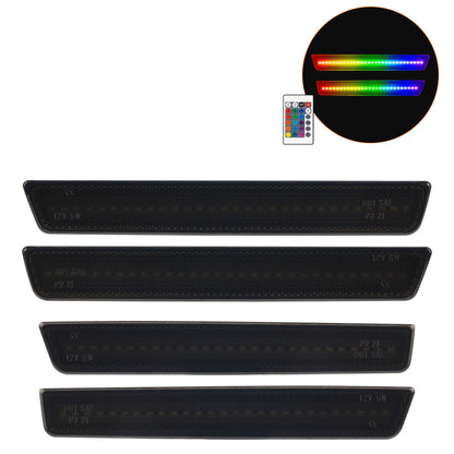 RGB Led side marker for Dodge Challenger 2008-14 & 2015-2023( Front+ Rear Bumper)
