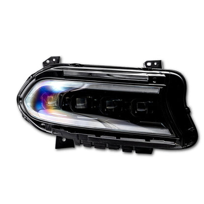 LAYE 2015–2024 Dodge Charger warhorse series LED Headlights w/ Switchback DRL & Amber Sequential Turn Signals