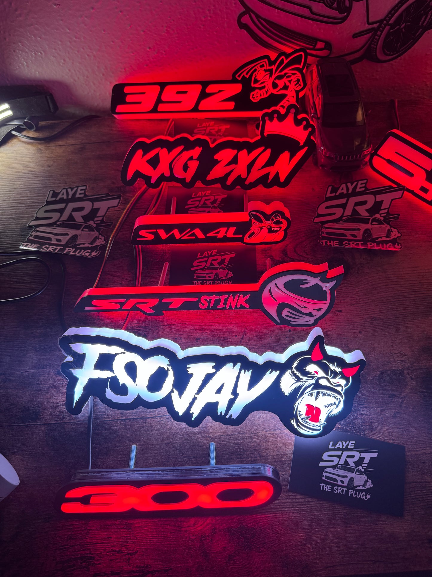 CUSTOM MADE led rgb emblem