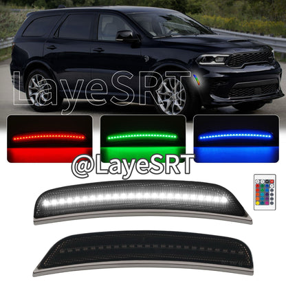 LayeSRT RGB LED Side Marker Lights for Dodge Durango (2021+)