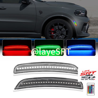 LayeSRT RGB LED Side Marker Lights for Dodge Durango (2021+)
