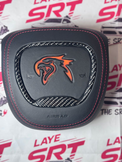 Trackhawk Led steering wheel air bag cover