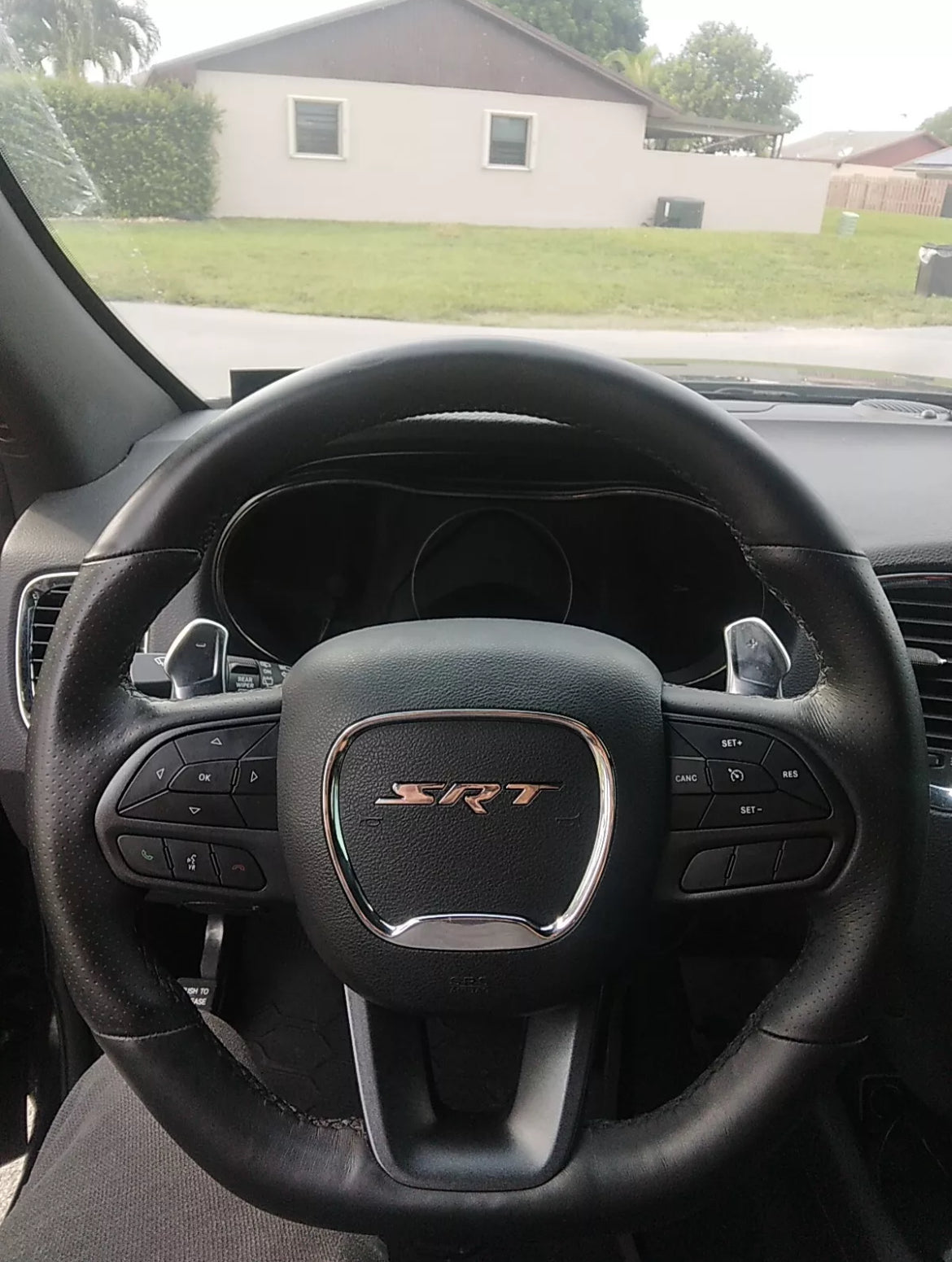 SRT steering wheel cover for Dodge charger challenger Durango Grand Cherokee