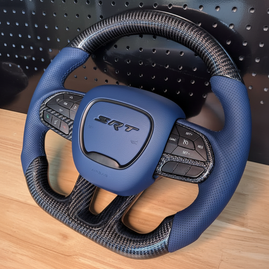15+ Chrysler 300 steering wheel- jazz blue leather