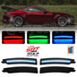 RGB LED Side Marker Lights for Ford Mustang ( 15-25) S550 & S650