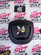 Scat pack bee Airbag cover with red stitching