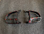 Forged carbon with red flakes  Steering Wheel Trim Button Cover For Dodge/Chrysler Charger Hellcat SRT scat pack