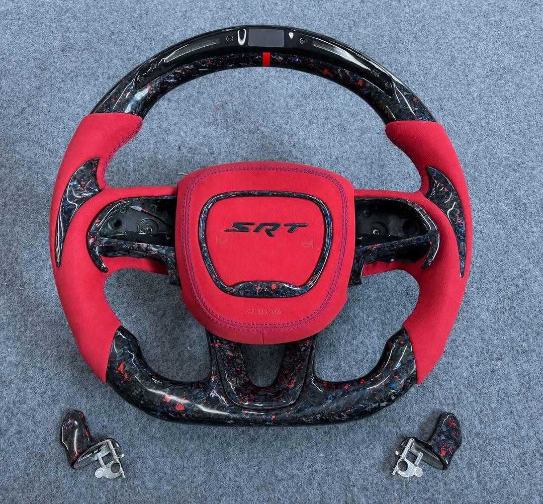 15+ Dodge scat pack carbon steering wheel