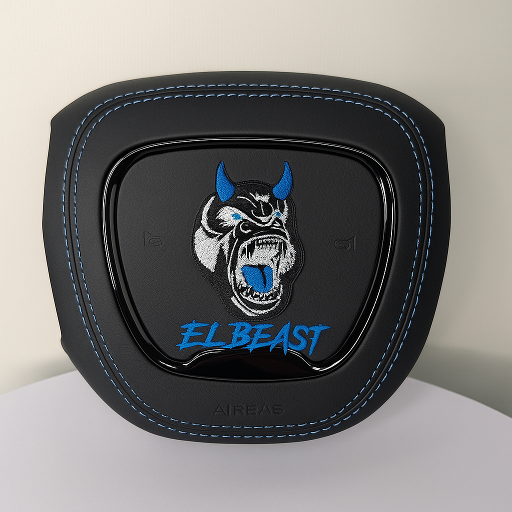 Custom coyote airbag cover