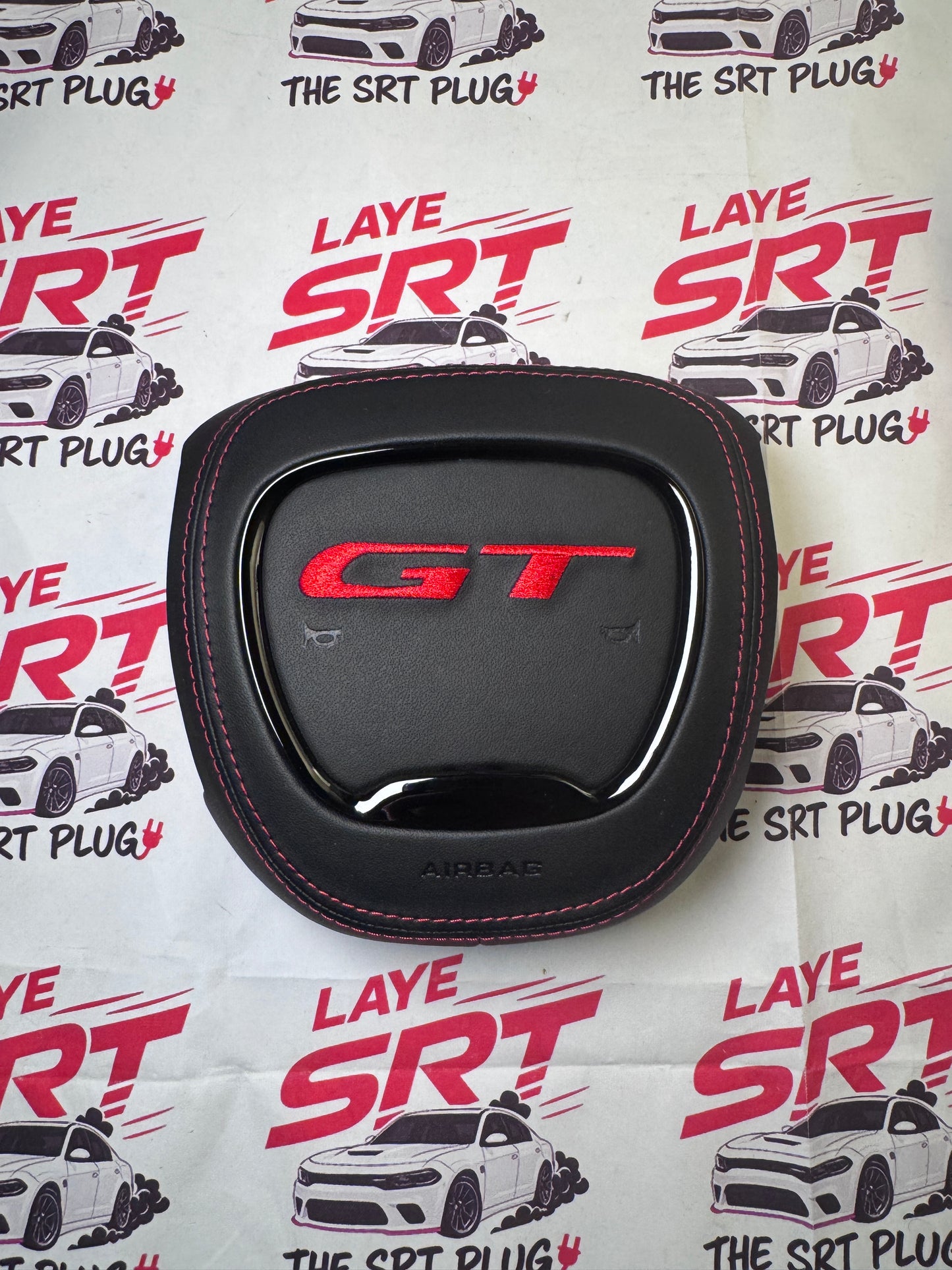 Custom airbag cover for SRT, scat pack, R/T, hellcat ,300, GT,SXT fits mopar 2015+