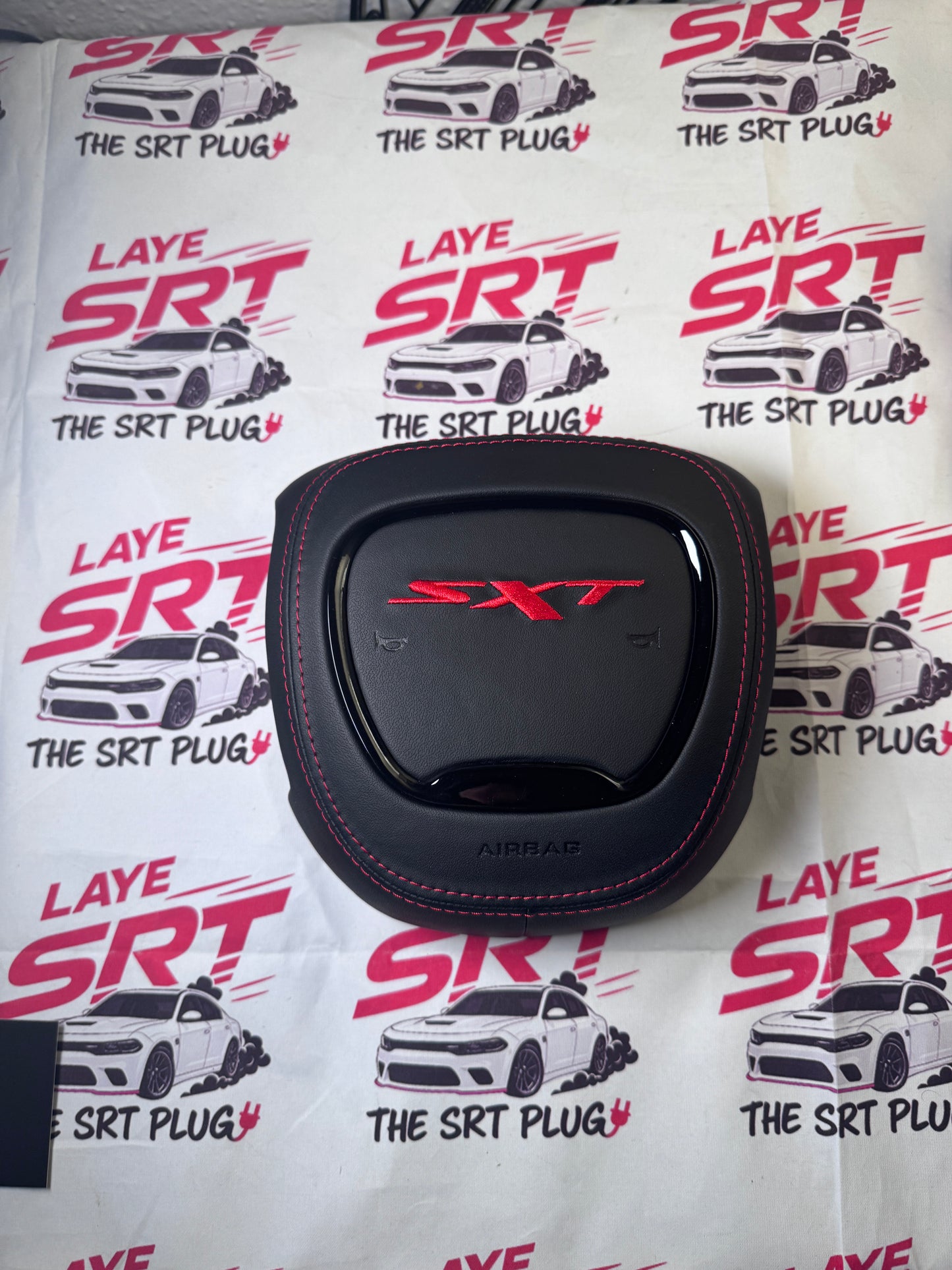 Custom airbag cover for SRT, scat pack, R/T, hellcat ,300, GT,SXT fits mopar 2015+