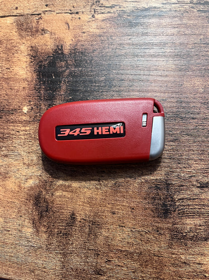 Red 345 HEMI 5.7 L HEMI KEY FOBFor Charger Challenger DURANGO R/TDaytona Hellcat