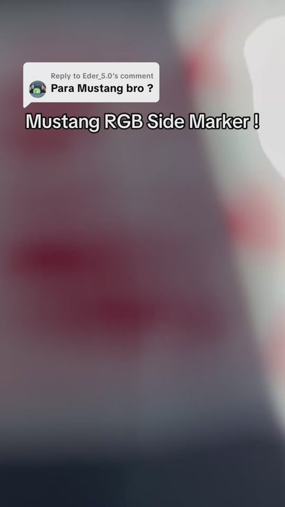 RGB LED Side Marker Lights for Ford Mustang ( 15-25) S550 & S650