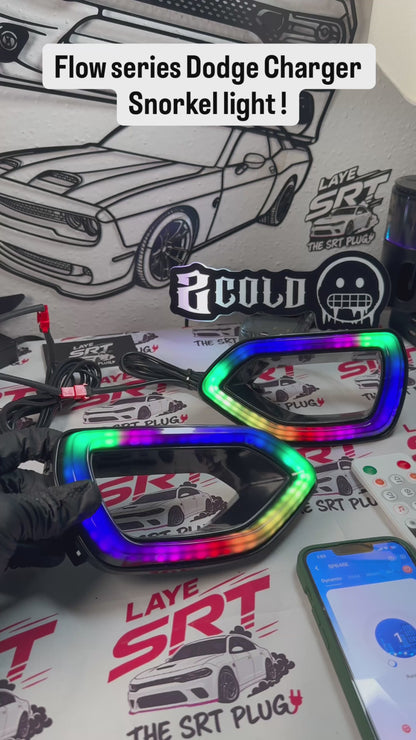 DODGE CHARGER PRE-BUILT DIFFUSED
SNORKEL LIGHTS 2015-2023 (MULTICOLOR FLOW)